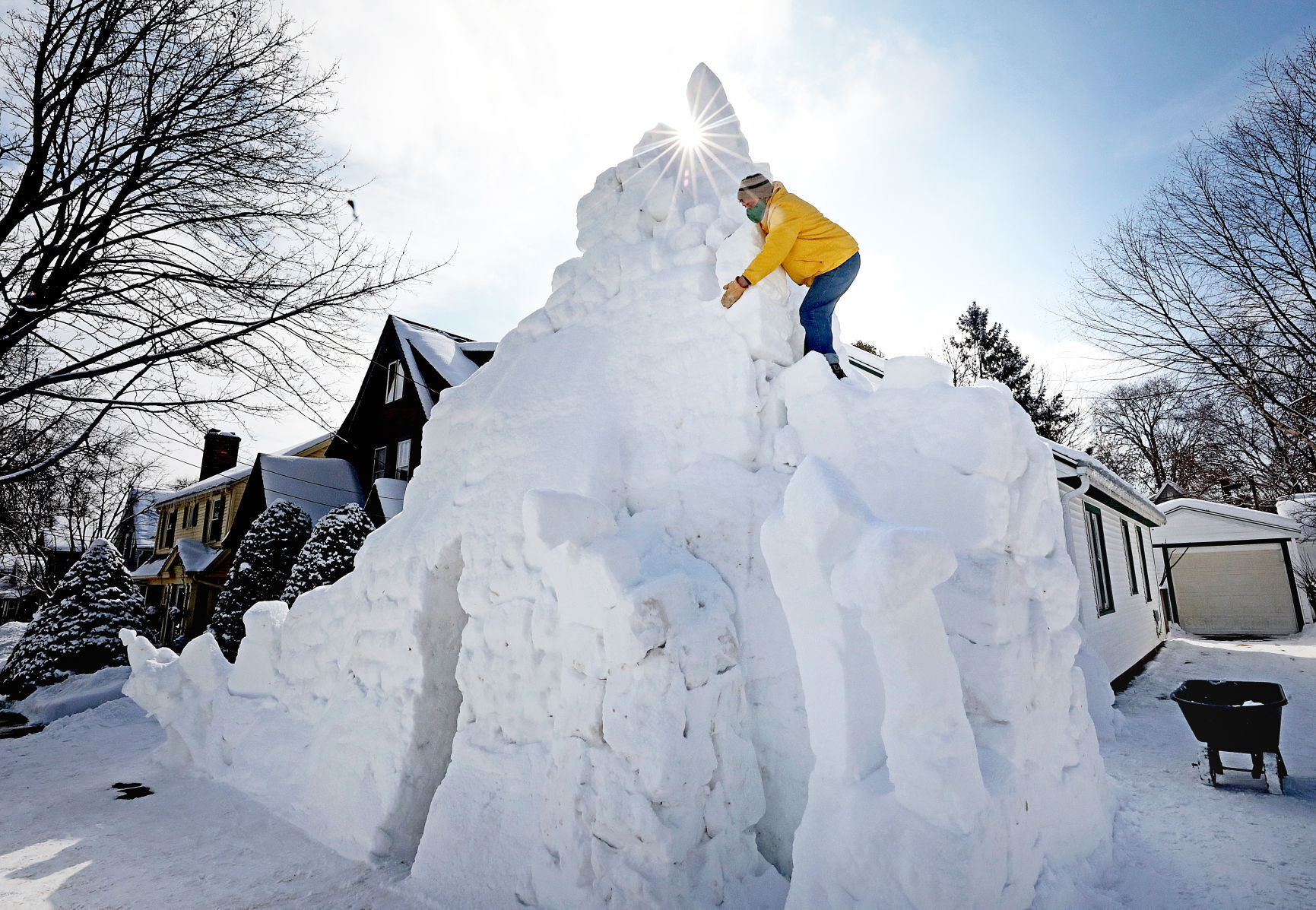 Snow castle